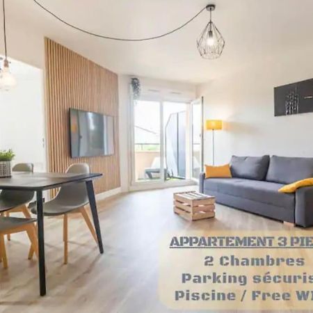 Appartamento *T3*Toulouse Purpan+Parking+Piscine Esterno foto