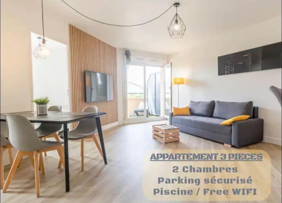 Appartamento *T3*Toulouse Purpan+Parking+Piscine Esterno foto